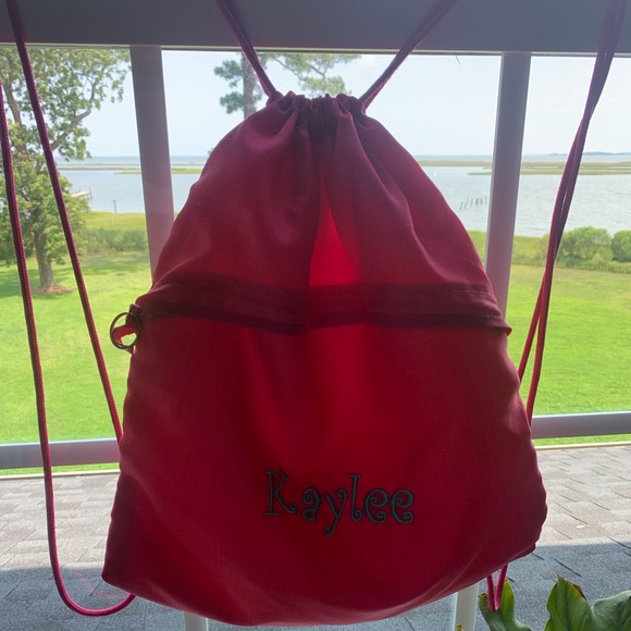 Drawstring “KAYLEE” Backpack - Picture 3 of 6